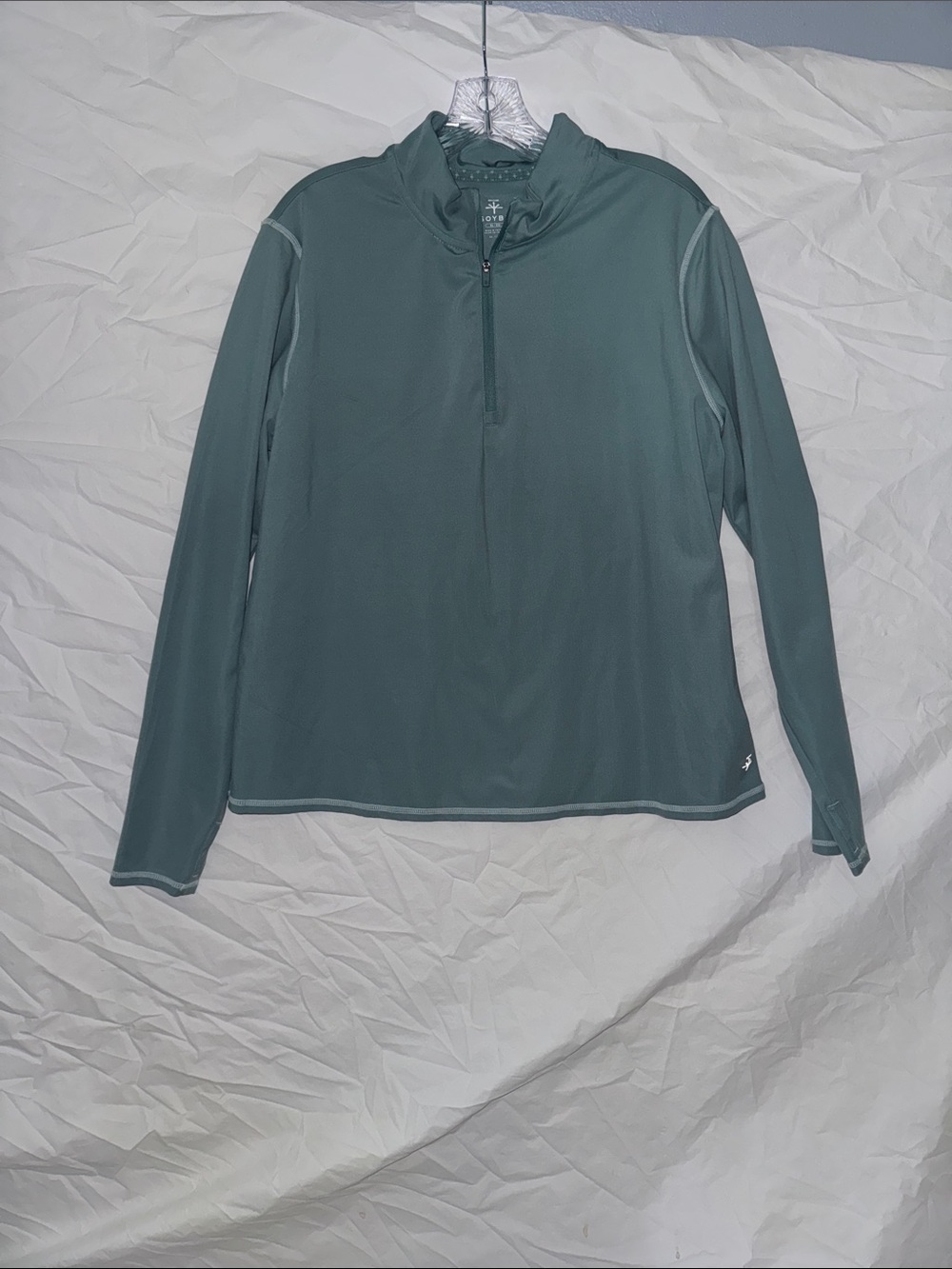 Soybu Outdoor Sage Green Quarter-Zip Long Sleeve Pullover